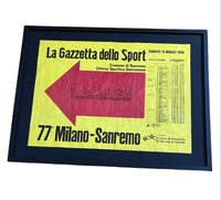 Image 1 of Authentic signposting of Milan-San Remo 1986