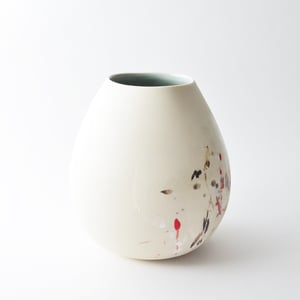 Image of Altered porcelain vase