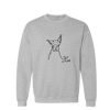 Great Dane Shirt Doodle Sketch Representational Cropped Great Dane