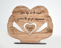 Image 2 of Lord Hands Heart with a Bible Verse