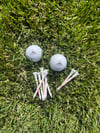 Golf Ball and Tee Set