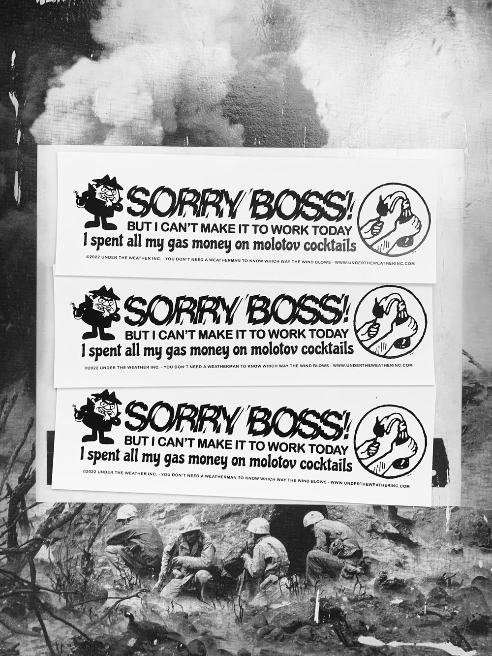 Molotov Bumper Sticker