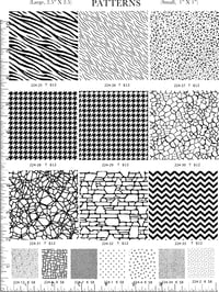 Image 1 of Pattern Rubber Stamps P224