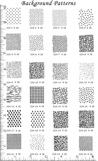 Background Pattern Rubber Stamps P224a