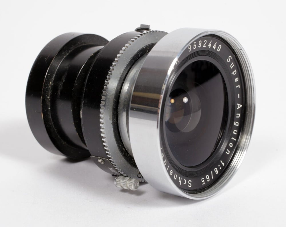 Image of Schneider Super Angulon 65mm F8 lens in Compur #00