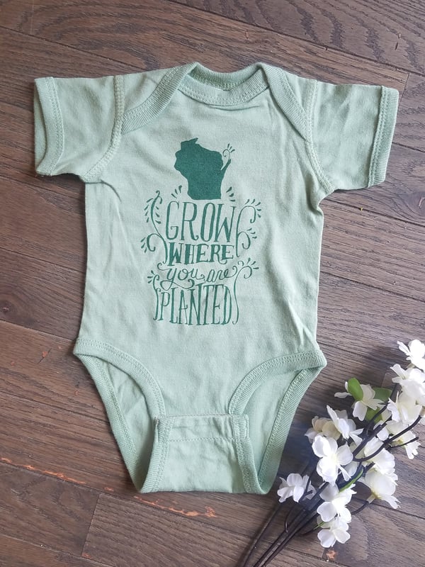 Image of Grow Where You're Planted Onesie