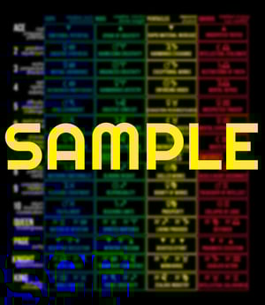 Image of Tarot of the Starbound Phantasia Meanings "Cheat Sheet"