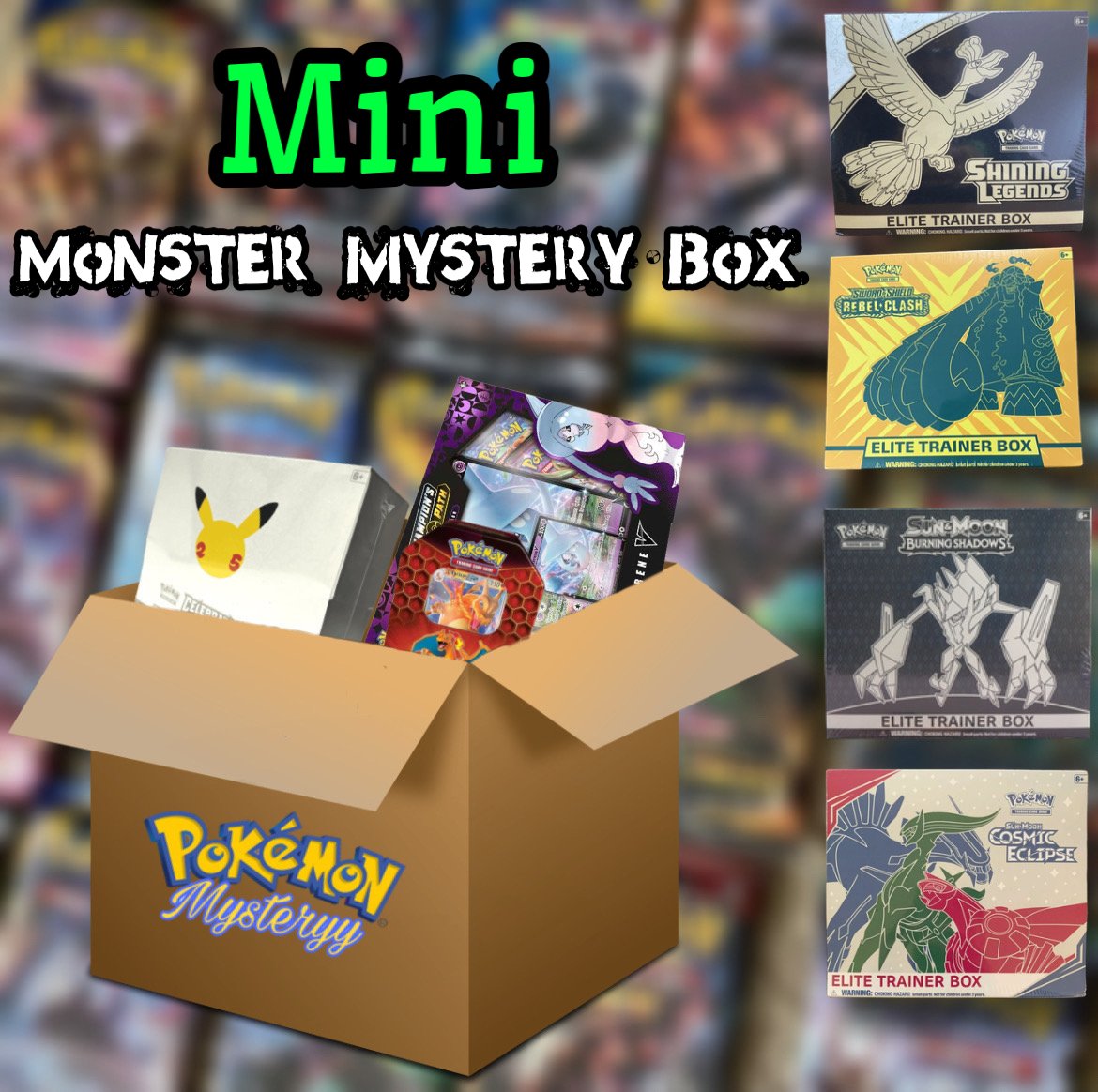 Pokemon Mini Monster Mystery Box | Pokemonmysteryy Pokemon Mini Monster Mystery Box | Pokemonmysteryy