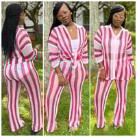 Pretty in PINK crochet style 2piece set 