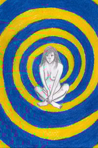 Image 2 of Diptych: Spiral I - Blue Yellow, Spiral II - Yellow Blue
