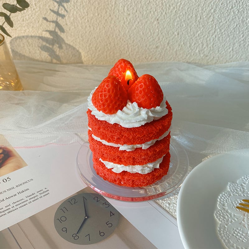 Image of  Strawberry Cake Scented Candle