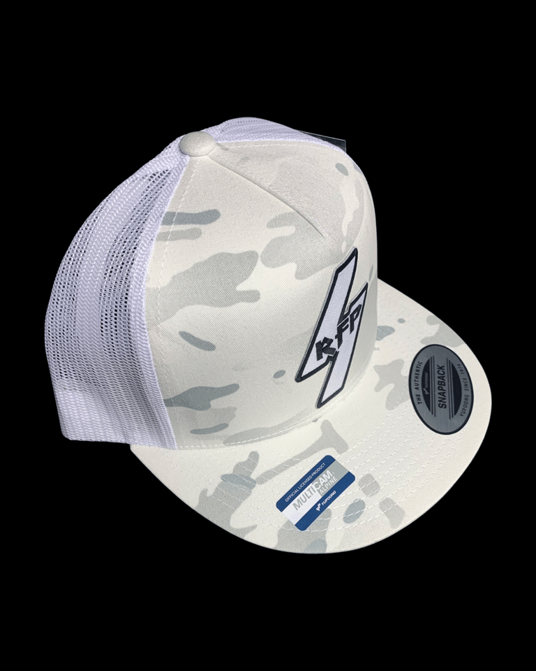 The Bolt Snapback in White multi Cam Image 2