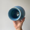 Curvy Blue Vase