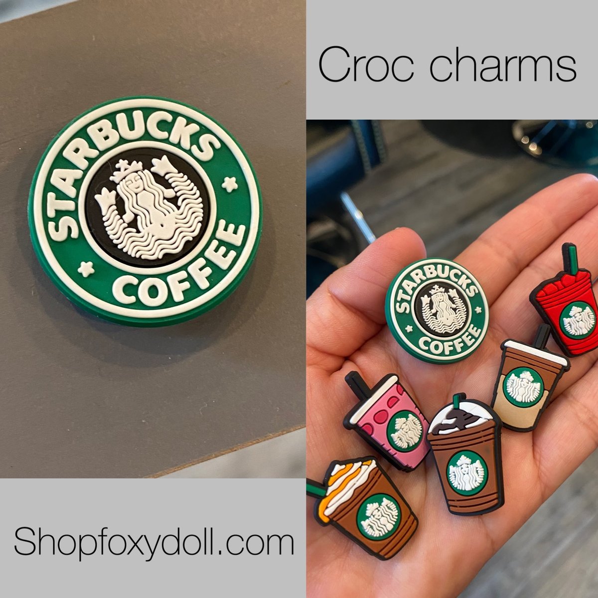 Starbucks Series Croc Charms