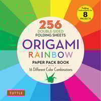 Image 3 of Origami Rainbow Paper Pack Book