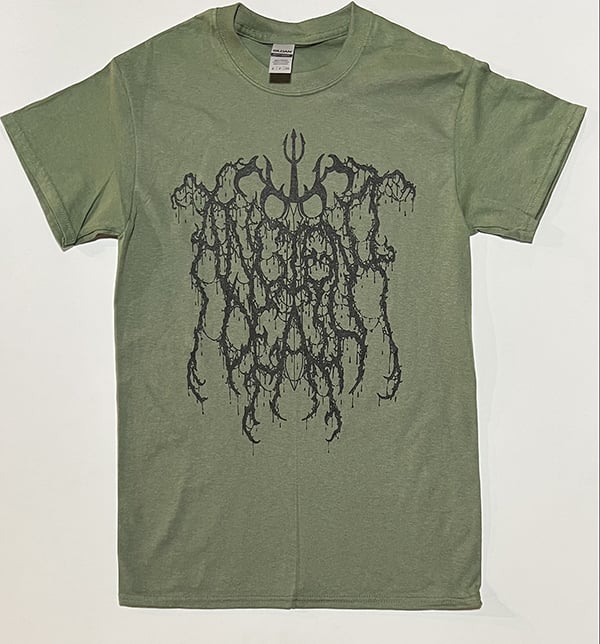 Image of Ancient Death - Logo - Green T shirt
