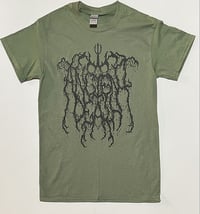 Ancient Death - Logo - Green T shirt