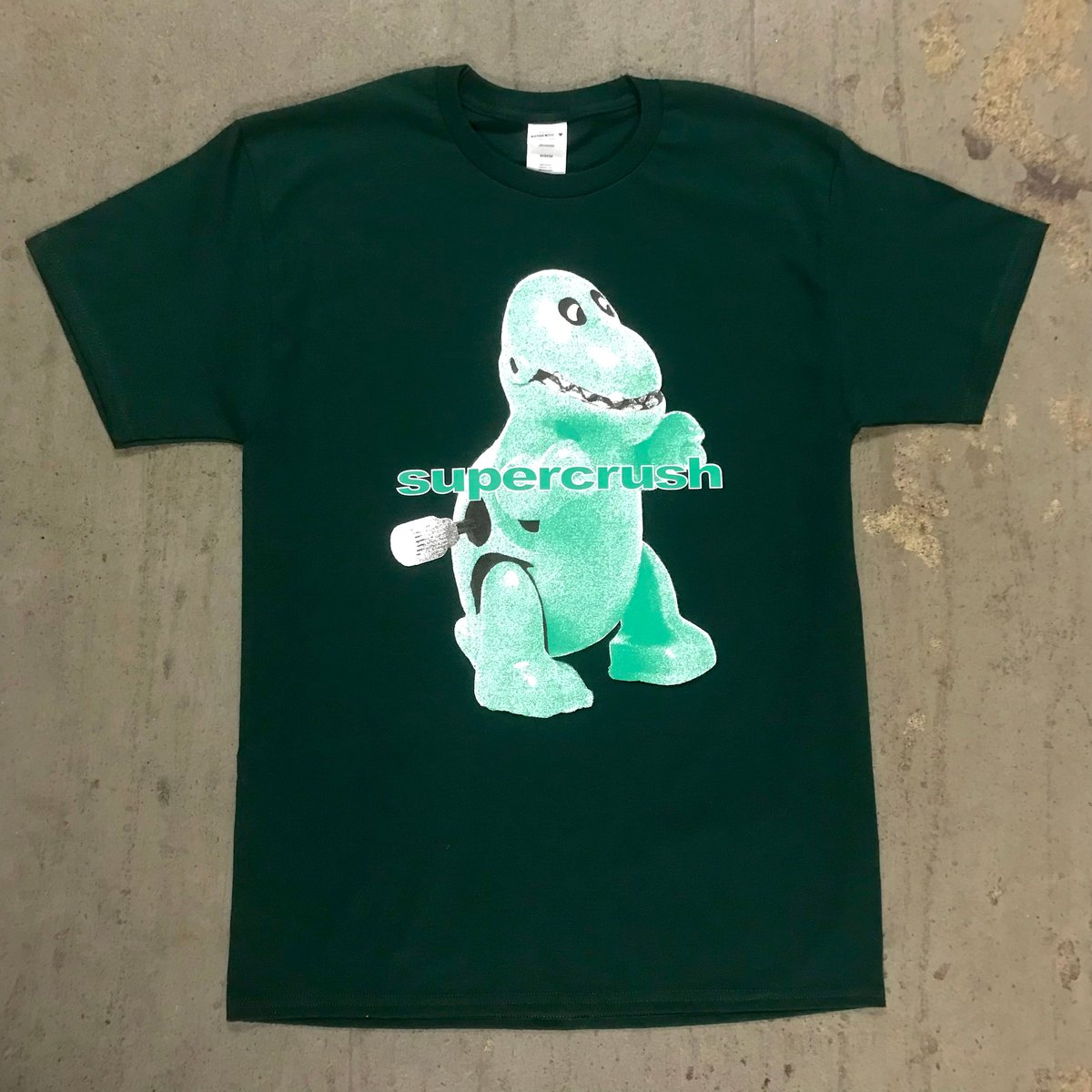 Image of Supercrush - Dino green T-shirt