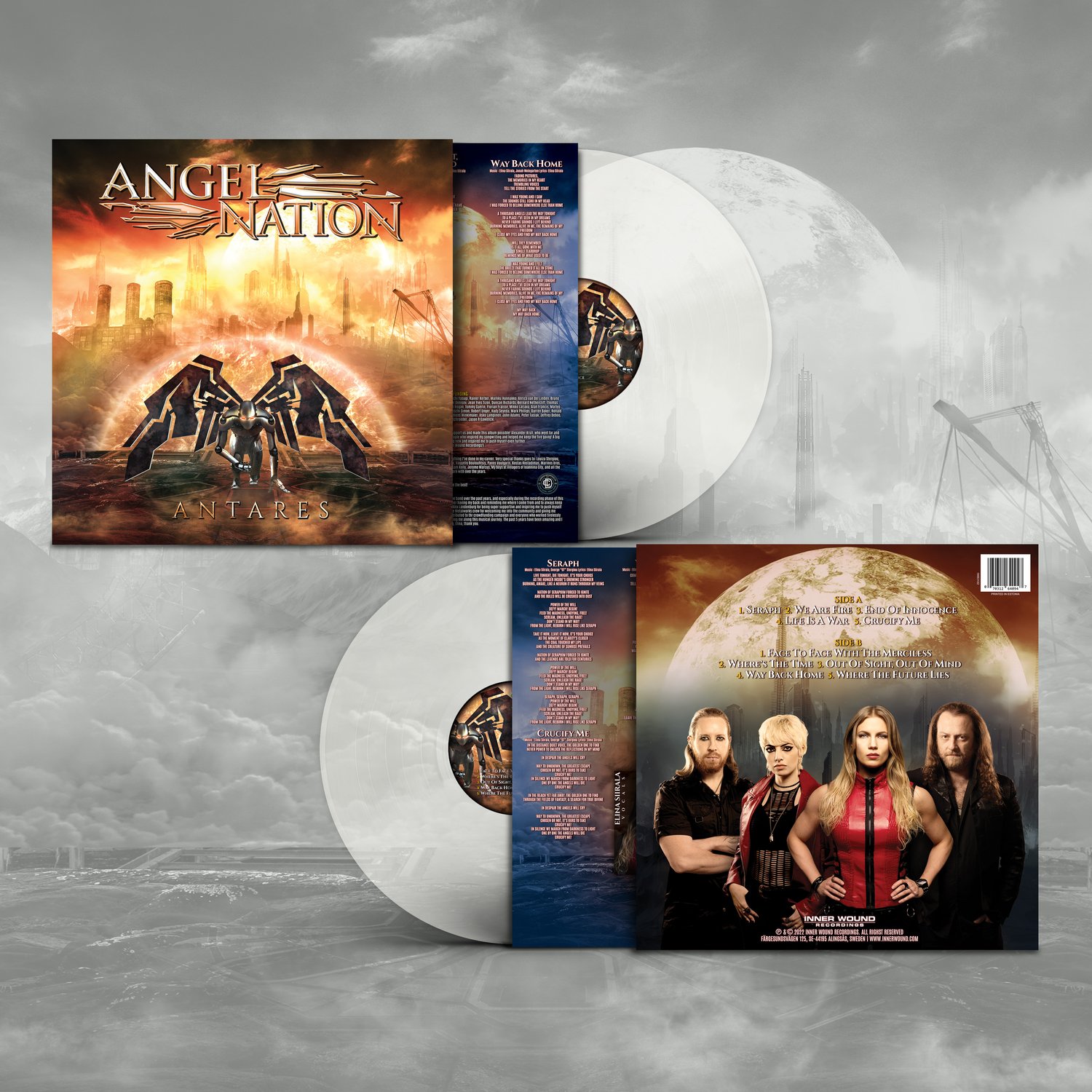 Image of Antares - Signed LP (transparent)