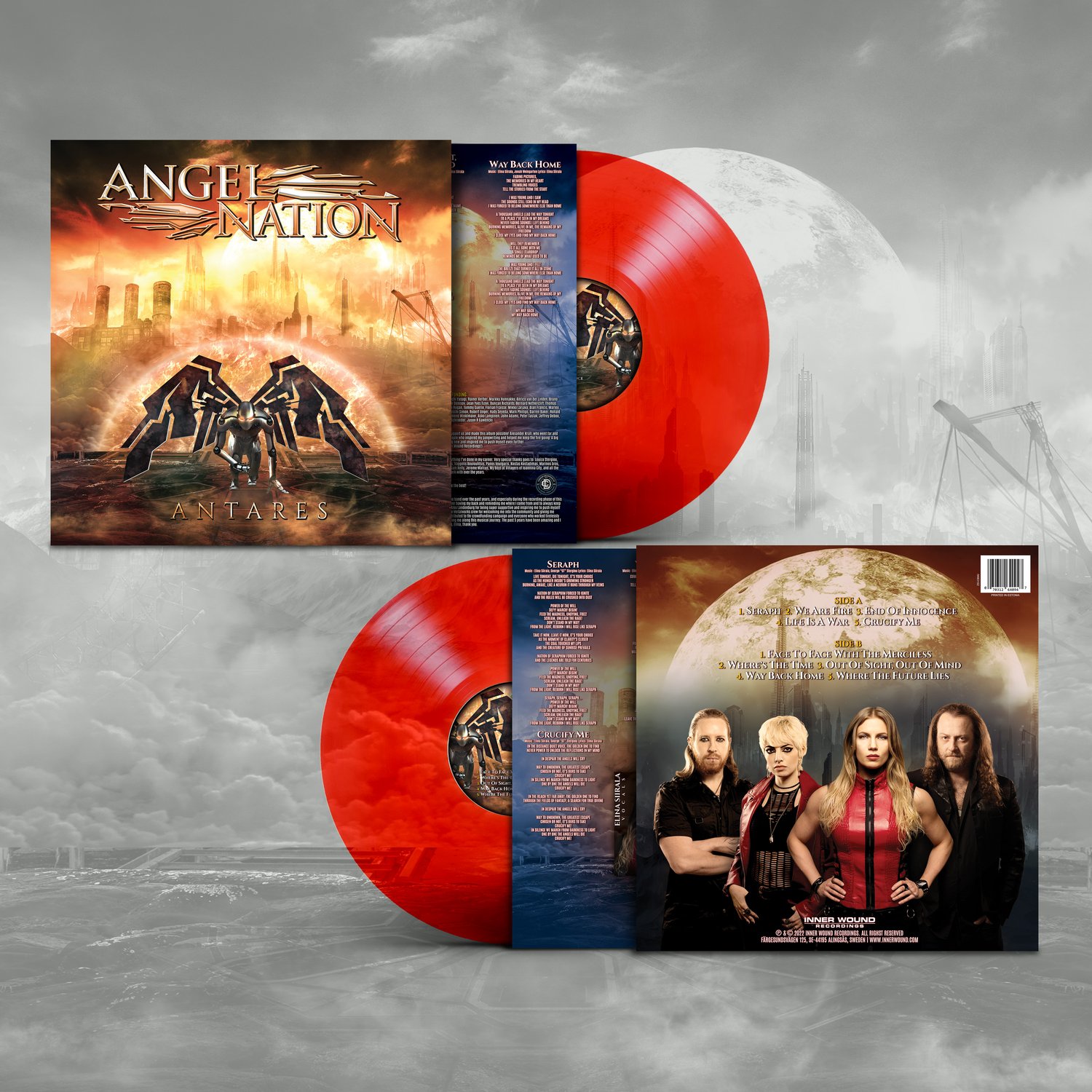 Image of Antares - LP (red transparent)