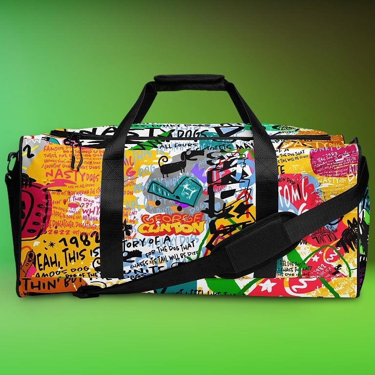 Atomic Dog Graffiti Lyrics Touring Duffle | pfunkpower