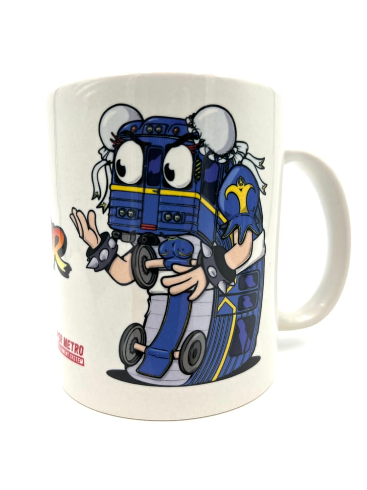 Image of ''Steel Fighter '' Coffee Mug - BLS Blanka Vs Kiev ChunLi