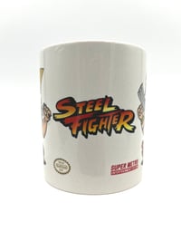 Image 2 of ''Steel Fighter '' Coffee Mug - Dart Guile Vs Barca Vega