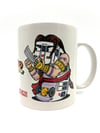 ''Steel Fighter '' Coffee Mug - Dart Guile Vs Barca Vega
