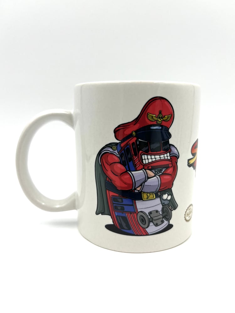 Image of ''Steel Fighter '' Coffee Mug - Oslo M.Bison Vs Kiew ChunLi