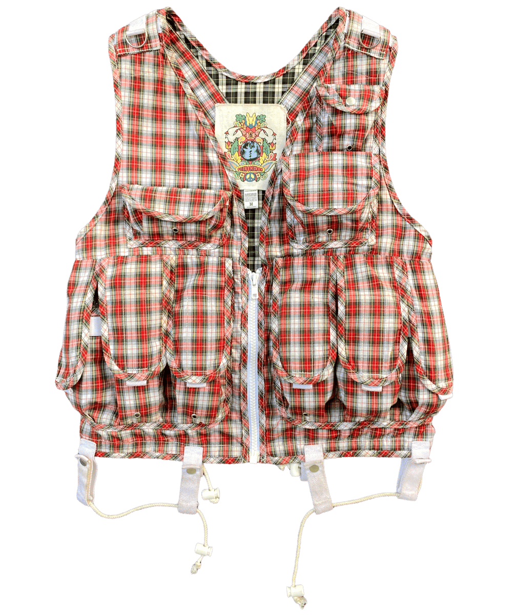'10 Phenomenon Plaid Tactical Fishing Vest neverlandsupply
