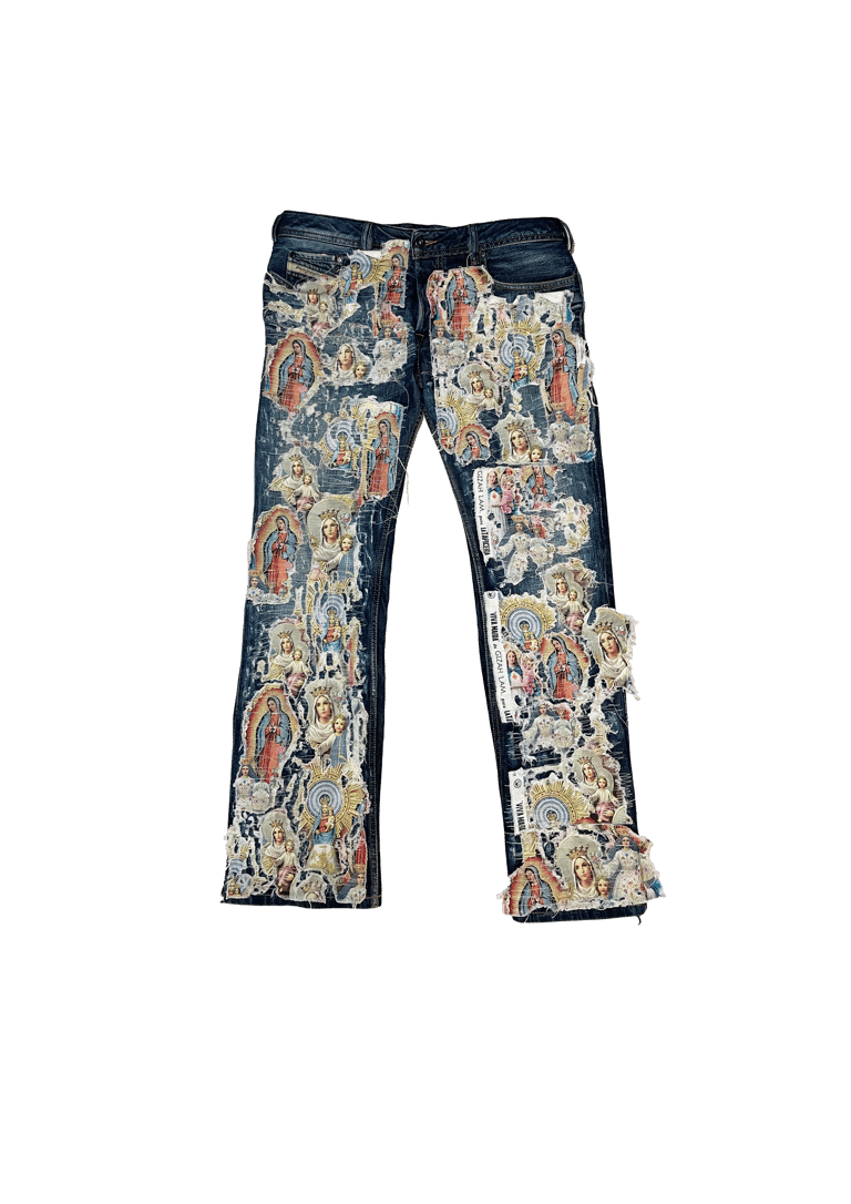 SANTA MARIA DISTRESSED DIESEL JEANS