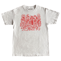 WHITE "ALPHABET" TEE