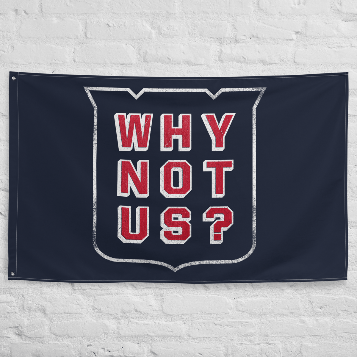 Image of Why Not Us? Flag