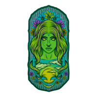 Green Goddess sticker