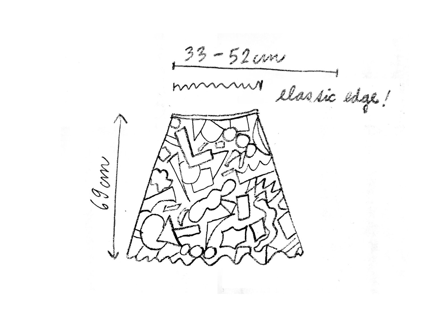 Image of COLOR CUTS SKIRT