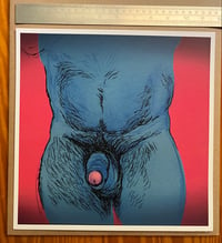 Print 03 ‘Blue male nude’ signed