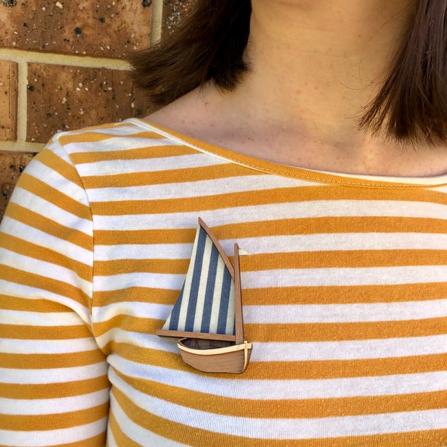 Sail Away Brooch