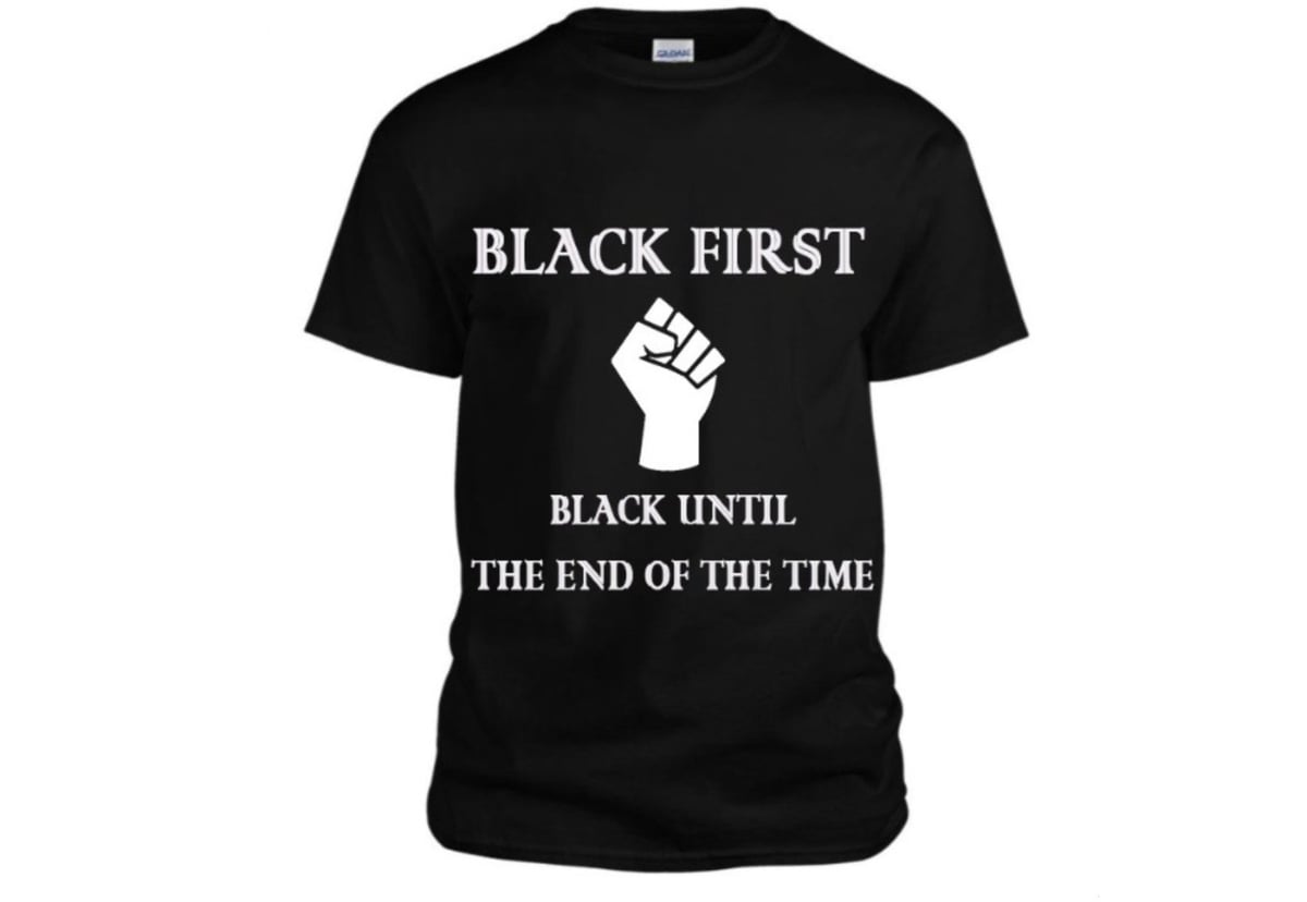 Image of BLACK 1ST T-SHIRT(UNISEX)