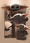 Star Wars The Mandalorian: The Child A3 Giclee Art Print