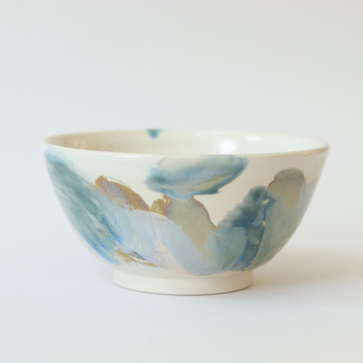 Image of Abstract Watercolor Medium Bowl