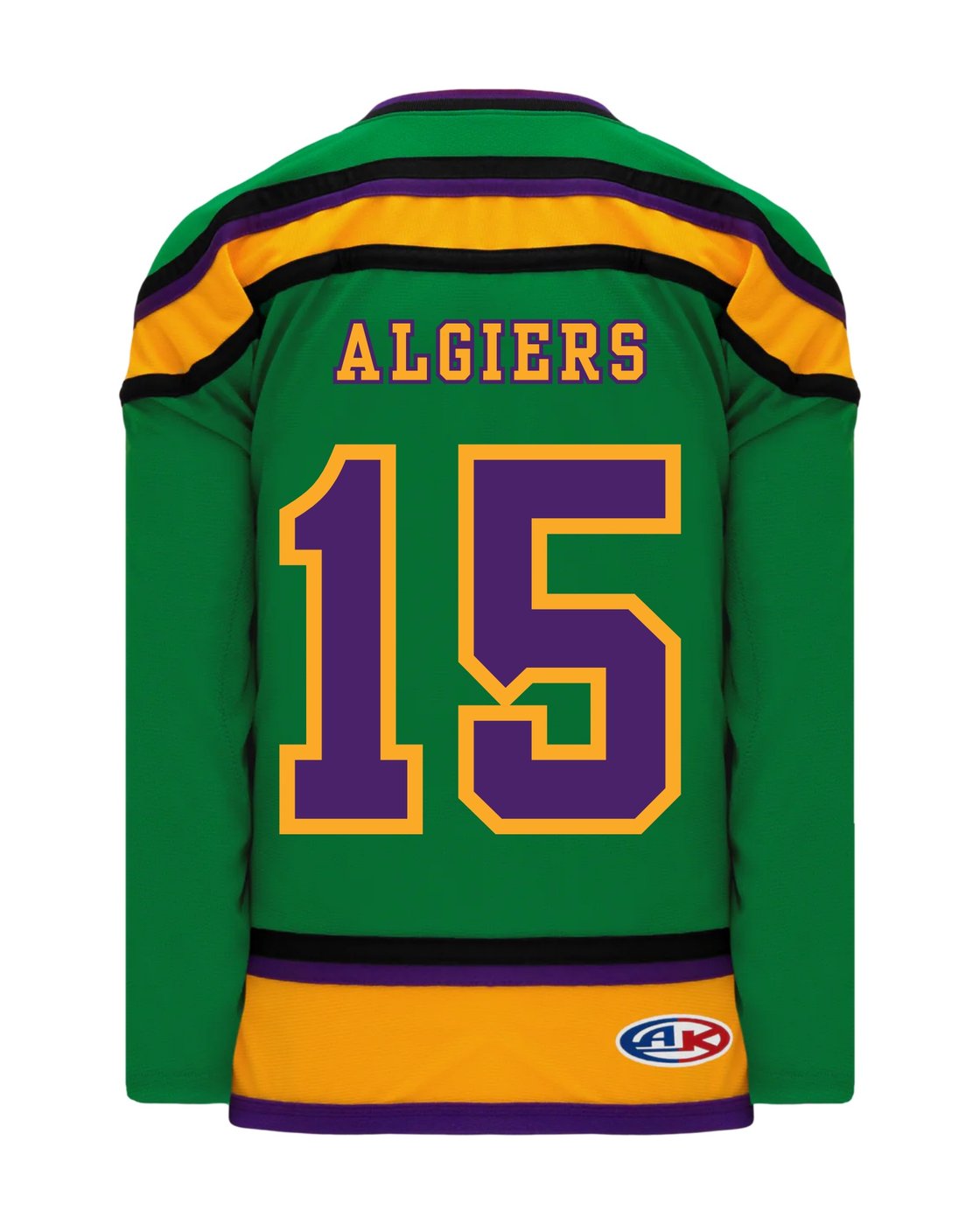 Image of Algiers University 15  (Purple, Green, & Gold)