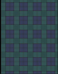 Image of Celtic Coorie Blue & Green Check Shade 30cm 
