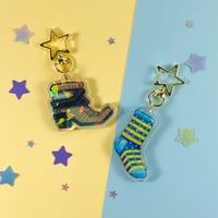 Image 1 of Rhys Shoe & Sock | Acrylic Charms | Borderlands