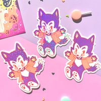 Image 3 of Jumbo Sparkle Werewolf Sticker