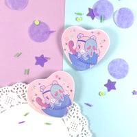 Image 1 of Ghostie Bear | Pinback Button