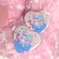 Image 2 of Ghostie Bear | Pinback Button