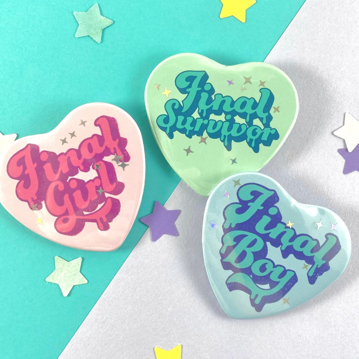 Final Girl / Final Boy / Final Survivor | Pinback Button | Bear Bone Shop