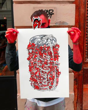 Best Red Shit Screen Print