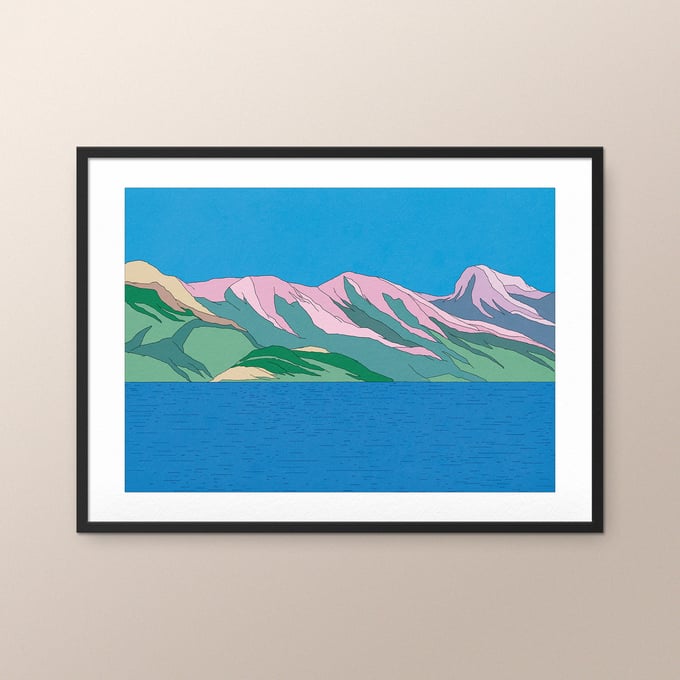 Image of [Art Print] [DIN A4 size] Fijord I