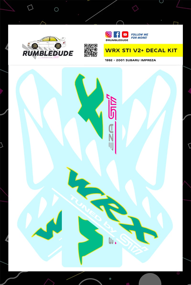 WRX STI (V2) Full Decal Kit